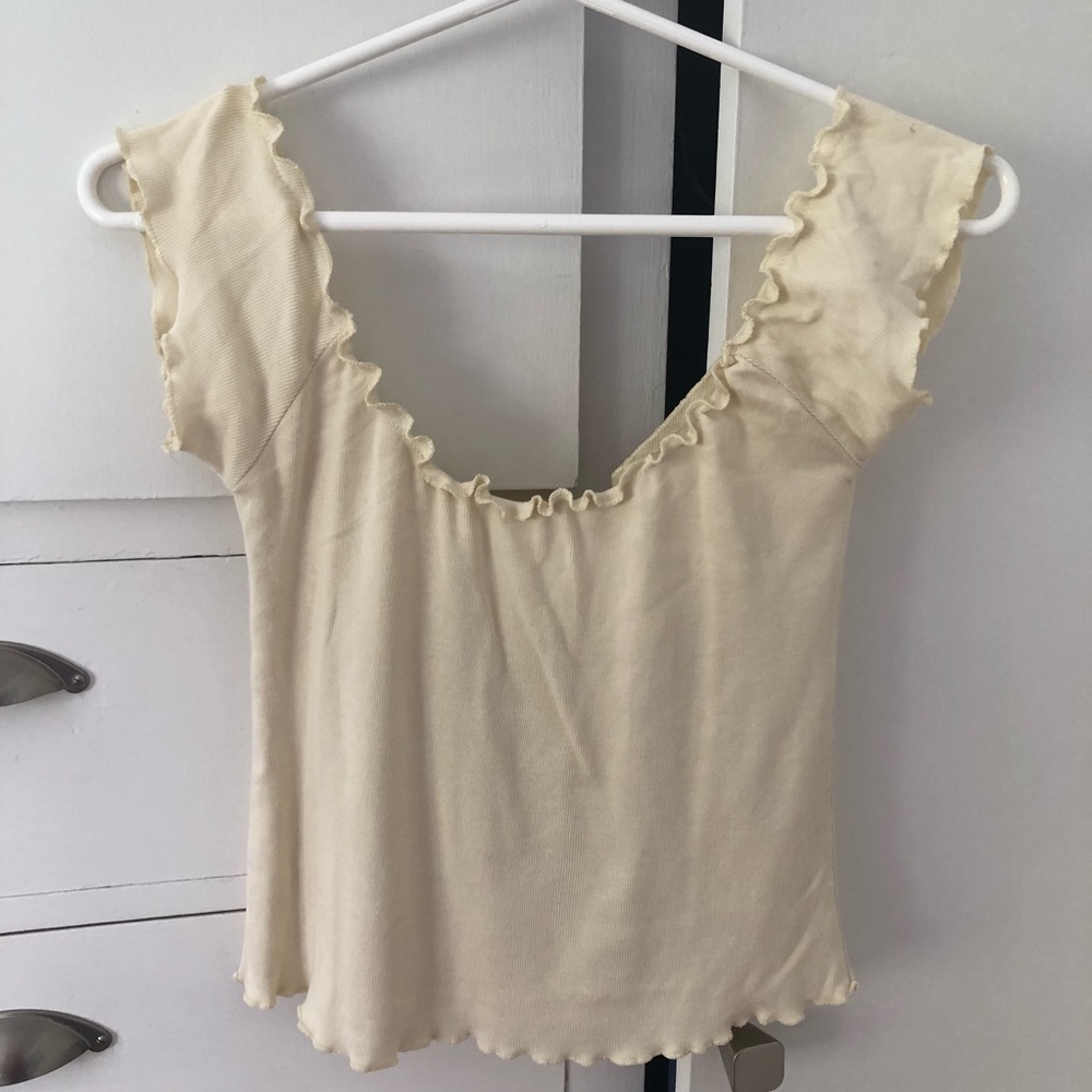 off the shoulder brandy melville tank top